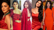 Kiara Advani, Jacqueline Fernandez, Janhvi Kapoor To Priyanka Chopra Jonas: 7 Times Celebrities Wore Red and Rocked It!