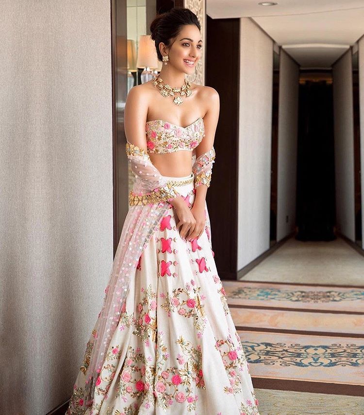 Kiara Advani Vs Katrina Kaif: Who Gives Us Style Goals In Floral Lehenga Choli Looks? - 0