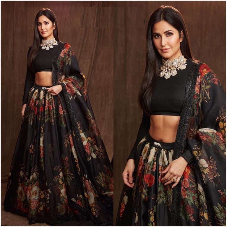 Kiara Advani Vs Katrina Kaif: Who Gives Us Style Goals In Floral Lehenga Choli Looks? - 1