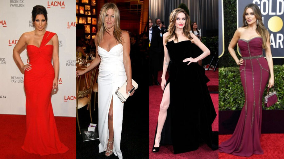 Kim Kardashian, Jennifer Aniston, Angelina Jolie, Sofia Vergara: The Celeb-Inspired Prom Dress Look Will Make Your Money Worth It! 5