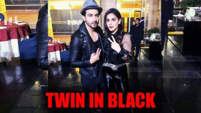 Kundali Bhagya stars Dheeraj Dhoopar and Shraddha Arya twin in black 