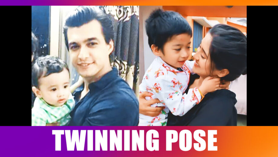 Mohsin Khan and Shivangi Joshi twinning with their nephews