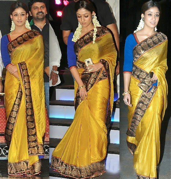 Nayanthara, Pooja Hegde And Keerthy Suresh sizzle in this shimmer saree - 1