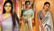 Nayanthara, Pooja Hegde And Keerthy Suresh sizzle in this shimmer saree