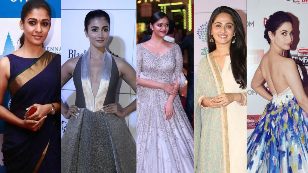 Nayanthara, Pooja Hegde, Keerthy Suresh, Anushka Shetty, Tamanna Bhatia: Learn How to Dress like a Leading Woman on the Red Carpet