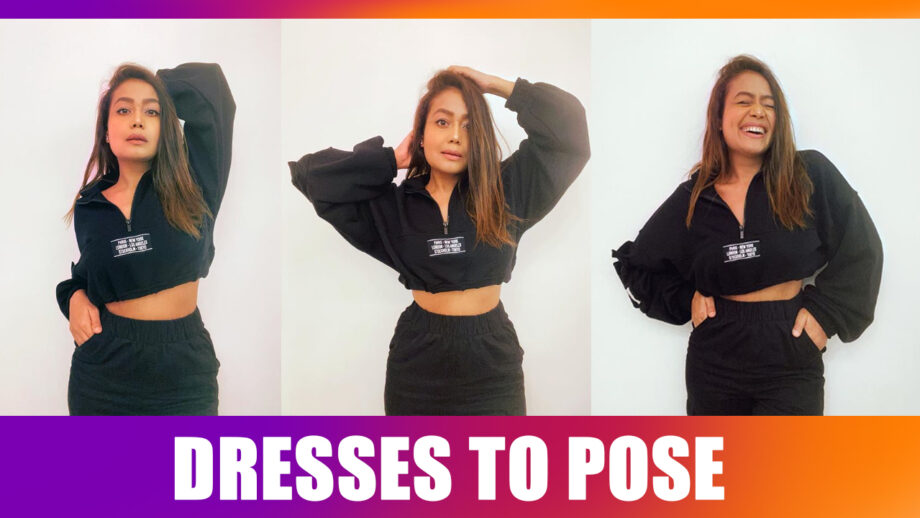 Neha Kakkar dresses up to pose for a CLICK