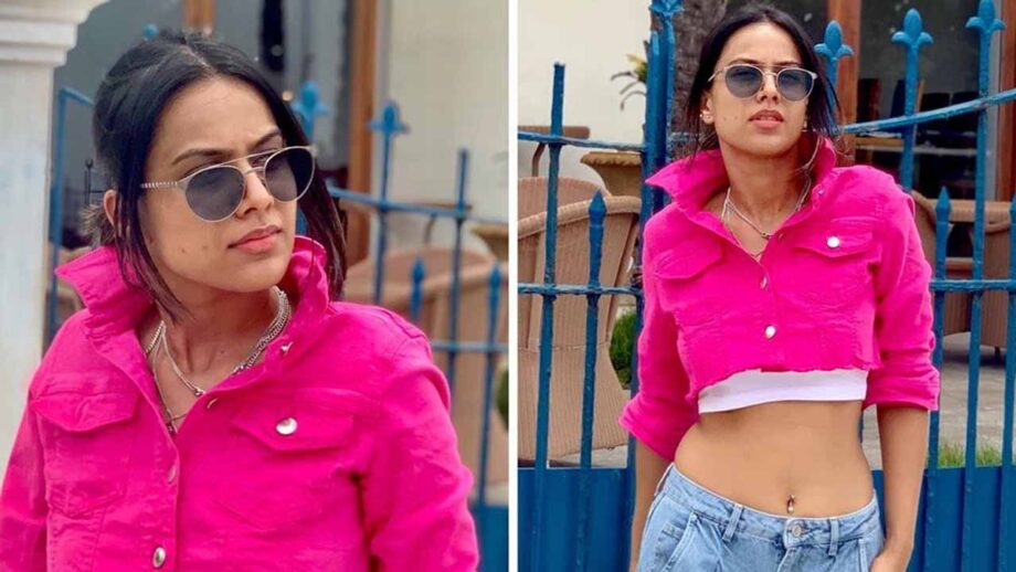 Nia Sharma rocks chic look in crop top