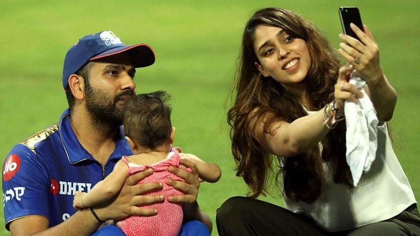 Pictures That Prove Rohit Sharma Is The Perfect Family Man - 4