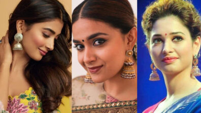 Pooja Hegde, Keerthy Suresh, Tamannaah Bhatia: 5 South Indian Jhumka Designs you MUST TRY