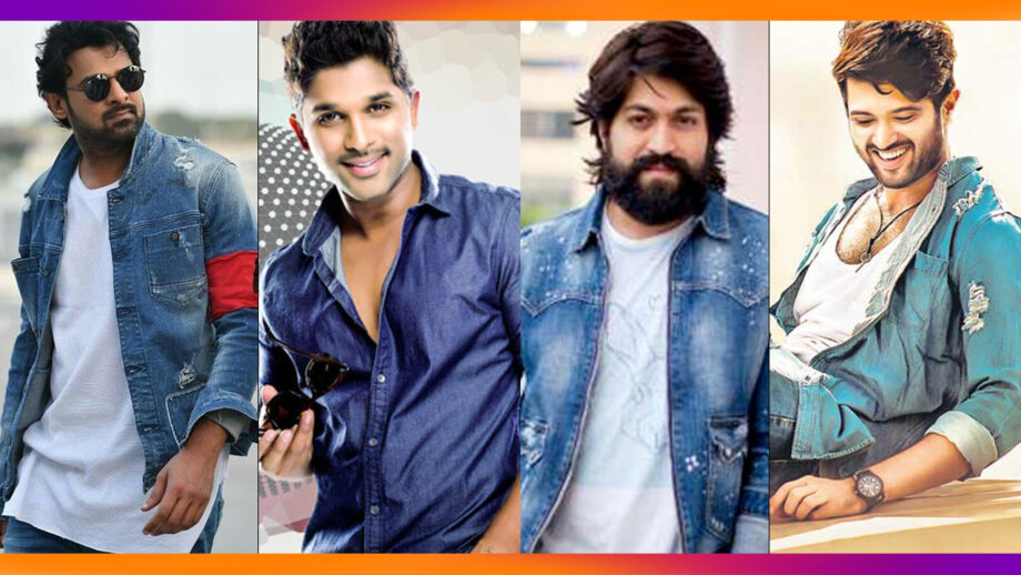 Prabhas, Allu Arjun, Yash, Vijay Deverakonda: Celebs nails their denim avatar flawlessly!