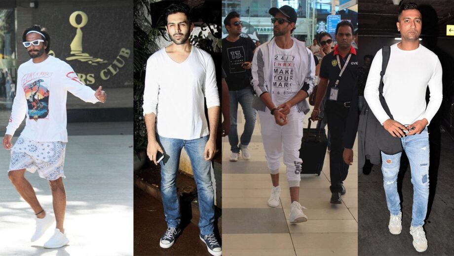 Ranveer Singh, Kartik Aryan, Hrithik Roshan, Vicky Kaushal: Who Nailed The Casual Look In White