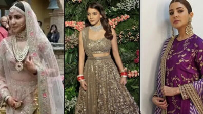 Redefining Anushka Sharma’s traditional drape with these Sabyasachi Outfits!