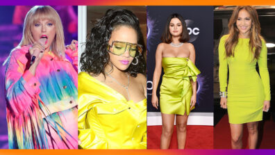 Selena Gomez, Rihanna, Taylor Swift, Jennifer Lopez: Hollywood Singers Make Heads Turn With These Neon Shades