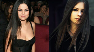 Selena Gomez Vs Avril Lavigne: Who Pulled Off Black Sleek Look Better?