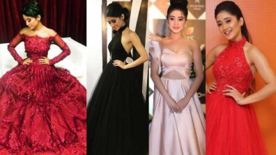 Shivangi Joshi’s HOT red carpet looks