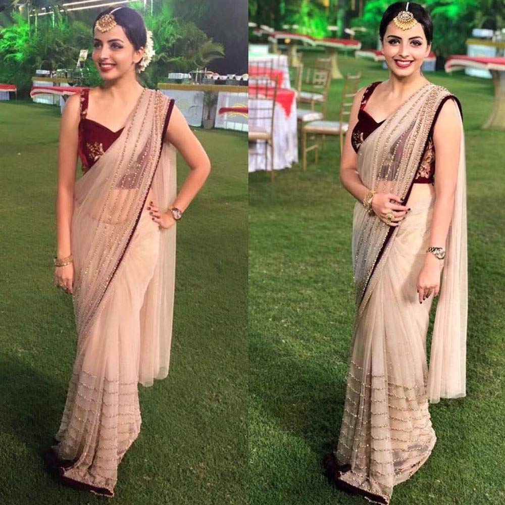 7 Saree Looks of Shrenu Parikh That Are Super Stylish And Elegant! - 4