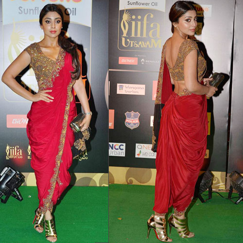 Shriya Saran, Samantha Akkineni, Pooja Hegde: South Indian Actress In Dhoti Saree Style - 0