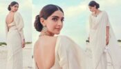 Sonam Kapoor in white saree with long silk blouse gives us fashion goals without a doubt!