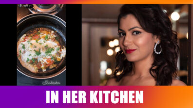 Sriti Jha takes to the kitchen to cook a yummy dish