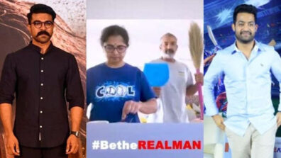 SS Rajamouli takes the ‘real man challenge’, nominates Ram Charan and Jr. NTR to continue the chain