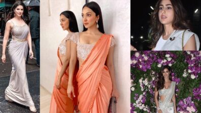 Kiara Advani, Sara Ali Khan To Disha Patani’s Stylish Fusion Saree Look!