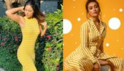 Surbhi Jyoti Vs Hina Khan in a yellow striped outfit: Who wore it better?