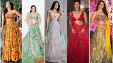 Take a glimpse at Kiara Advani’s designer lehenga collection!