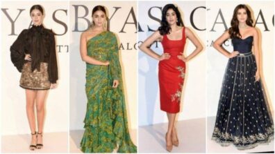 Tara Sutaria, Ananya Pandey, Janhvi Kapoor, Alia Bhatt and many more celebs at Sabyasachi 20 years celebration event