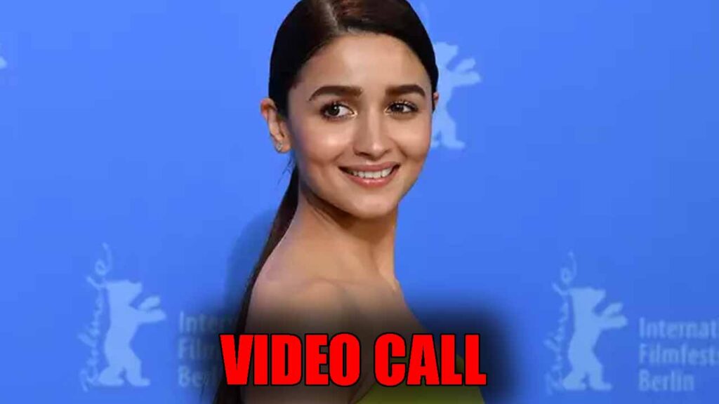 Watch: Alia Bhatt's 'special video call', find out with whom