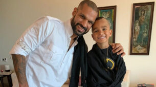 Watch: Shikhar Dhawan grooving with son Zoravar will make your day