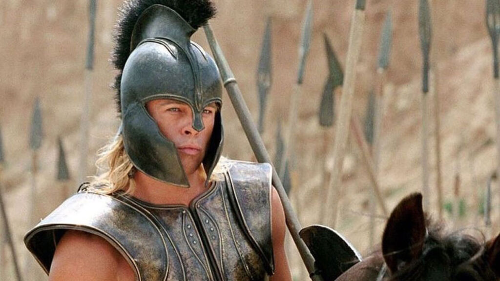When Brad Pitt donned the warrior look