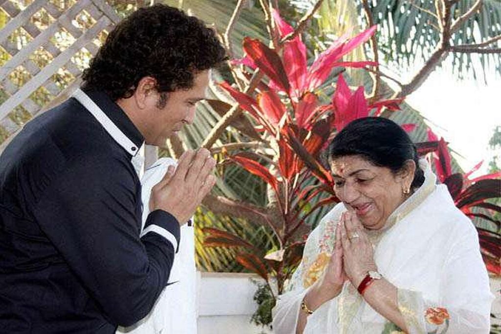 When Lata Mangeshkar sings for Sachin Tendulkar