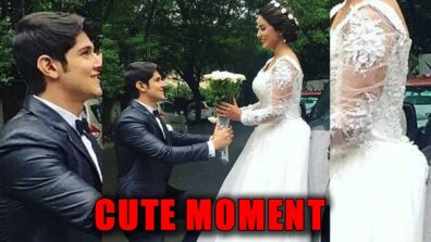 When Rohan Mehra went down on his knees for Hina Khan: Check Picture