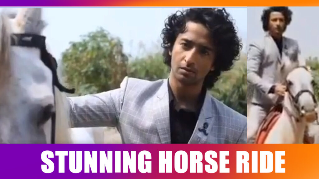 Yeh Rishtey Hain Pyaar Ke fame Shaheer Sheikh riding a horse is mesmerizing