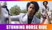 Yeh Rishtey Hain Pyaar Ke fame Shaheer Sheikh riding a horse is mesmerizing