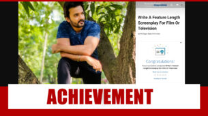 Actor Micckie Dudaaney adds a new feather in his cap; graduates with a Screenplay Writing Degree