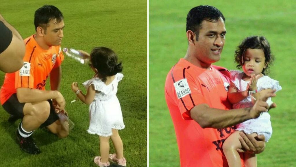 Adorable Father-Daughter Moments Of MS Dhoni and Ziva - 1