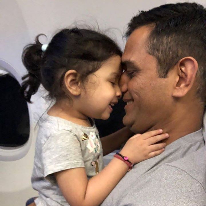 Adorable Father-Daughter Moments Of MS Dhoni and Ziva - 0