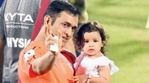 Adorable Father-Daughter Moments Of MS Dhoni and Ziva