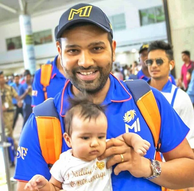 Adorable Father-Daughter Moments Of Rohit Sharma and Samaira - 4