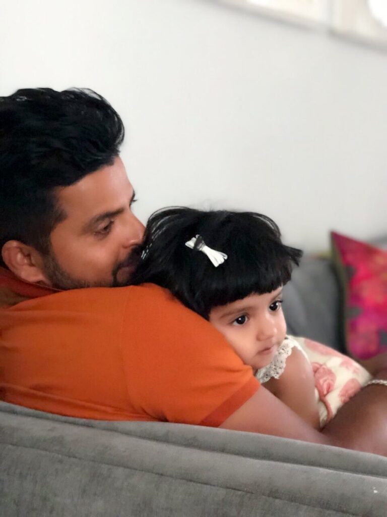 Adorable Father-Daughter Moments Of Suresh Raina And Gracia - 1