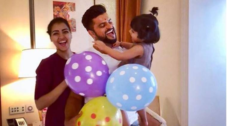 Adorable Father-Daughter Moments Of Suresh Raina And Gracia - 4