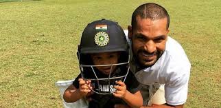 Adorable Father-Son Moments Of Shikhar Dhawan and Zoravar - 1