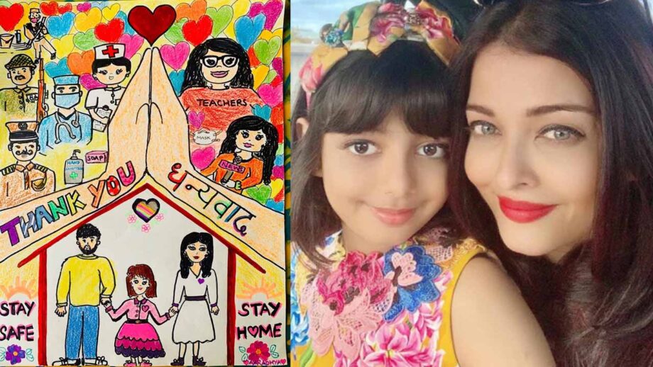 Aishwarya Rai Bachchan’s daughter Aaradhya's ‘sweet’ tribute to frontline workers during Coronavirus