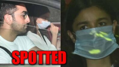 Alia Bhatt and Ranbir Kapoor spotted together at Rishi Kapoor prayer meet, see pictures