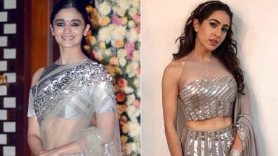 Alia Bhatt VS Sara Ali Khan: Who Pulled Off High Neck Blouse Designs Better?