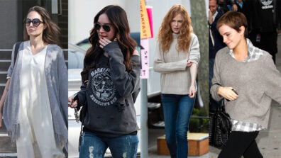 Angelina Jolie, Megan Fox, Nicole Kidman, And Emma Watson’s Pictures Prove Oversized Outfits Are Celebrity’s Favourite!