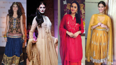 Anushka Sharma, Nargis Fakhri, Sonakshi Sinha, and Sonam Kapoor Ahuja In Ritu Kumar Collection!