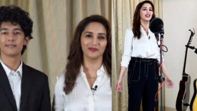 AWW: Madhuri Dixit Nene singing Ed Sheeran’s Perfect with her son is cuteness personified, Check here