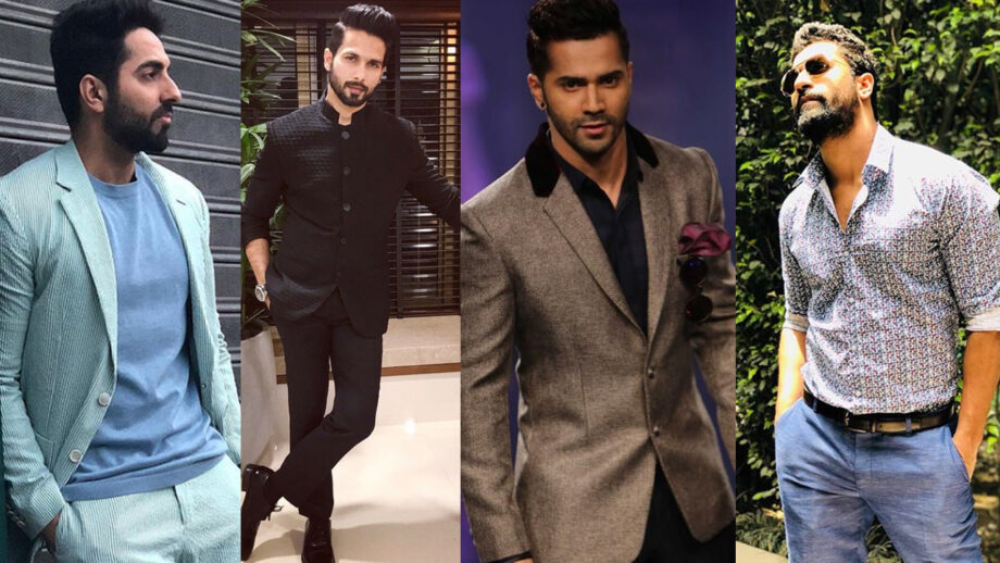 Ayushmann Khurrana, Shahid Kapoor, Varun Dhawan And Vicky Kaushal's Best ICONIC Fashion Moments